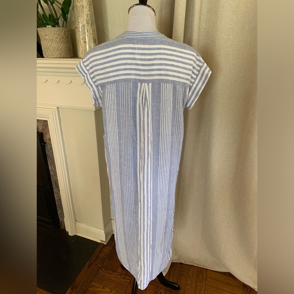 Rails woman’s linen suri blue long summer dress size medium - Picture 6 of 9